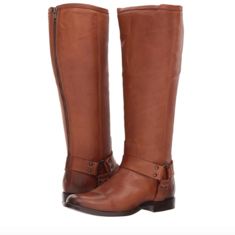 Frye Phillip Harness Tall Riding Boots